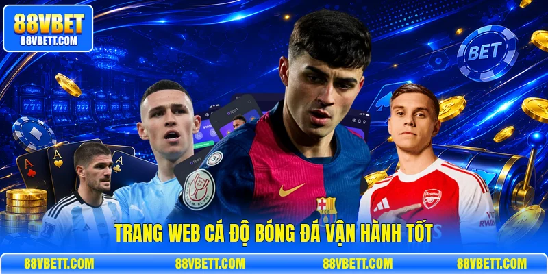 Trang web cá độ bóng đá vận hành tốt